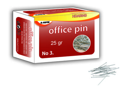 Špendlíky poniklované 25g (cca 200ks)